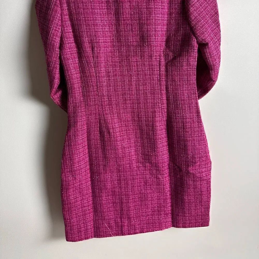 Magenta Tweed dress - Picture 12 of 16